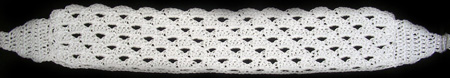 crochet lacey headband crochet lacey headband
