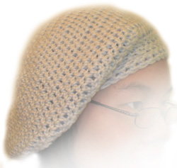 slouchy crochet beanie