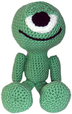 crochet alien