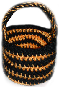 crochet halloween bag