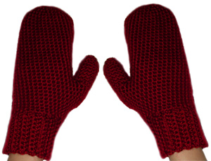 crochet mittens