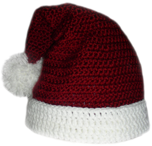 crochet santa hat