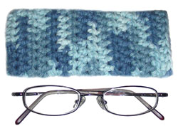 crochet glasses case