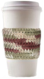 crochet coffee cup sleeve