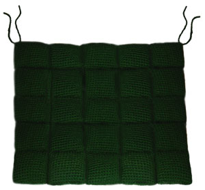 crochet chair cushion
