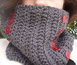 crochet convertible scarf