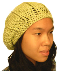 crochet slouchy beanie