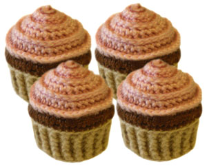 crochet cupcakes