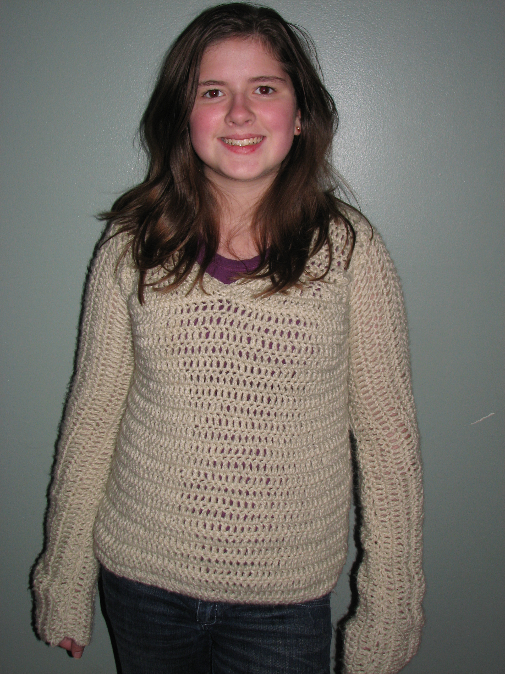 Crochet Spot » Blog Archive » Crochet Pattern: Allyson’s Sweater