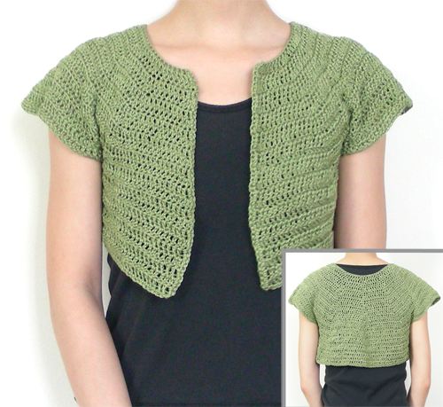 Crochet Spot » Blog Archive » Crochet Pattern: Classic Bolero – 9 Sizes