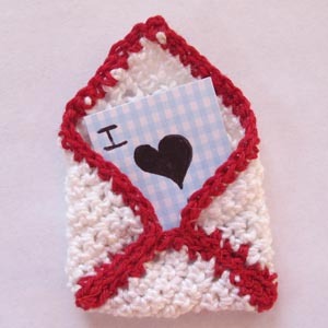 Crochet Spot » Blog Archive » Crochet Pattern: Valentine Envelope - Crochet Patterns, Tutorials and News