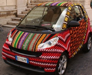 Crocheted Car Cover