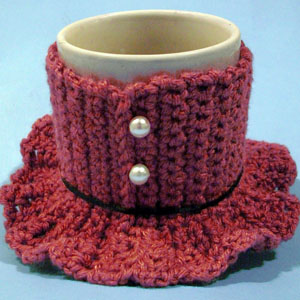crochet mug dress cozy