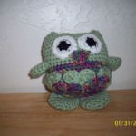 Rose is the first to share her finished owl.