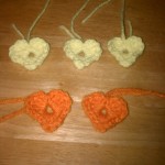 These are Mindy's hearts ready to be attached.