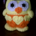 Mindy's owl looks great in yellow and orange.