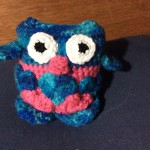 Take a look at Susan's owl in blue and pink.