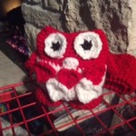 Take a look at Esther's red and white owl.