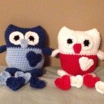 Here are Ali's two cute owls for her boys.