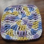 I love the colors in Lillie's dishcloth.