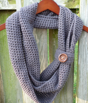 crochet cliffside infinity scarf