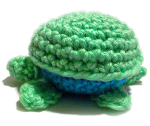 crochet turtle box