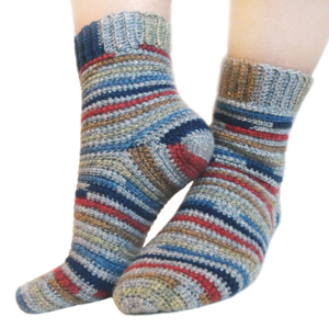 crochet adjustable quick socks
