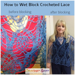 How to Wet Block Crocheted Lace a Free Tutorial by Caissa McClinton @artlikebread 1