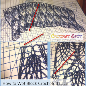 How to Wet Block Crocheted Lace a Free Tutorial by Caissa McClinton @artlikebread 6