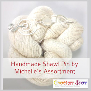 Handmade Shawl Pins by Michelle's Assortment @artlikebread Caissa McClinton Crochet 3
