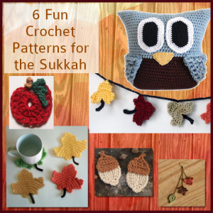 Six Fun Crochet Patterns for the Sukkah a Round Upl by Caissa McClinton @artlikebread