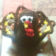 Angel completed her Timothy the turkey.