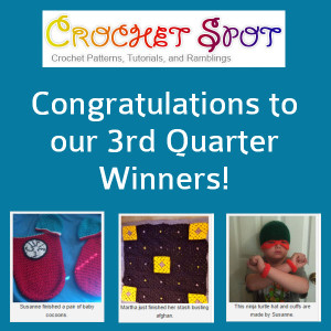Caissa McClinton @artlikebread Crochet Spot Finish in 15 Contest Giveaway Winners