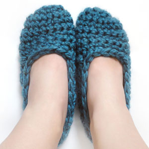 crochet super quick slippers