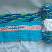 This is going to be a car seat cover by Susanne.