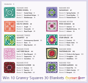10 Granny Squares 30 Blankets Book Review & Giveaway Crochet Spot 2