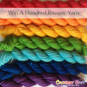 Win A Hundred Ravens Iachos Mini Set in Rainbow on @crochetspot by Caissa McClinton @artlikebread 2