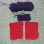 These squares are a blanket in progress by Patricia. 