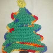 Susanne finished this nifty Christmas tree potholder. 