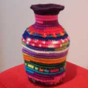 Take a look at this interesting crochet vase made by Rachel.