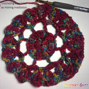 Crocheting Mandalas as Moving Meditation by Caissa McClinton @artlikebread on @crochetspot 3