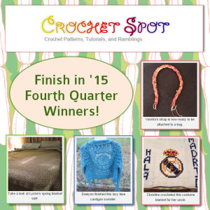 Finish in 15 Fourth Quarter Winners on @crochetspot by Caissa McClinton @artlikebread