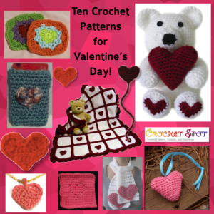 Ten 10 Crochet Patterns for Valentine's Day on @crochetspot @artlikebread