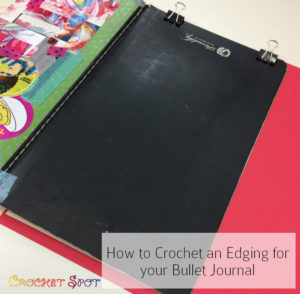 How to Crochet an Edging for your Bullet Journal by Caissa McClinton @artlikebread for @crochetspot - 14