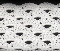 crochet lacey headband