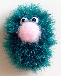 crochet fun fur monster