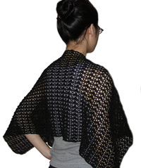 crochet lacey shawl