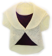 crochet circular shrug