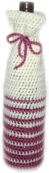 crochet wine bottle cover