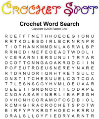 crochet spot word search
